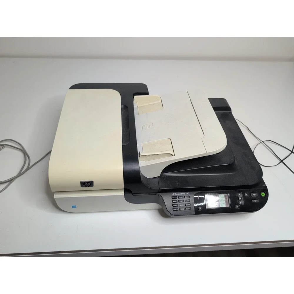 HP ScanJet N6350 Flatbed ADF Duplex CCD USB Ethernet Network